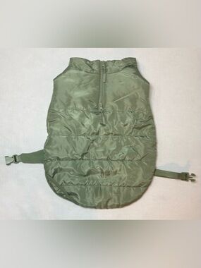 Boots and Barkley Green Puffer Jacket for Dog Size M